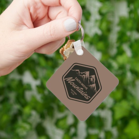 Faith Move Berge Schlüsselanhänger (Hand)