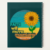 Faith Move Mountains Christian Design Planer (Rückseite)