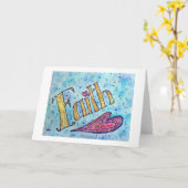 Faith Note Card Karte (Gelbe Blume)