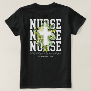 Faith Nurse Shirt - Christlich Bible Verse Nursing