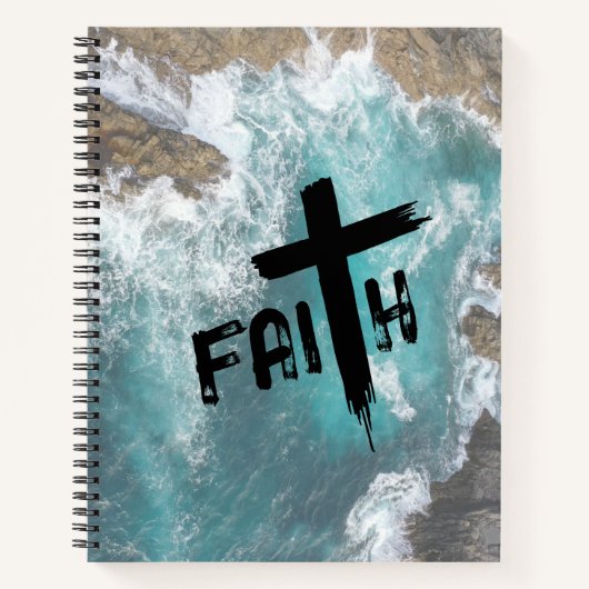 FAITH Ocean Notebook Notizblock (Vorderseite)