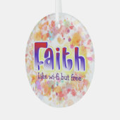 Faith Ornament for Personalisation (Vorderseite links)