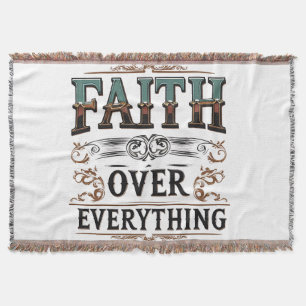 Faith Over Everything – Unbeugsames Soul-T-Shirt Decke