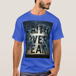 Faith Over Fear 2.0 Christliches Herren-T-Shirt  T-Shirt