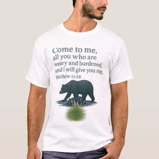 Faith Over Fear Christian T-Shirt – Matthew (Vorderseite)