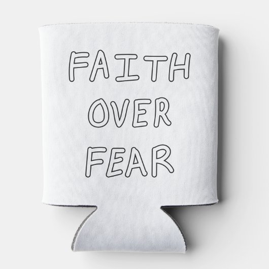 Faith over Fear Dosenkühler (Rückseite)