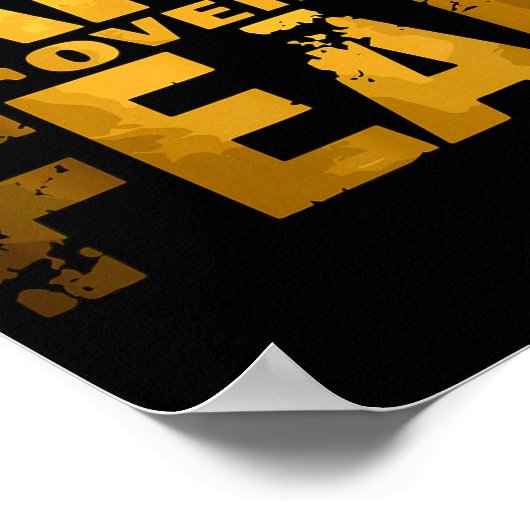 Faith Over Fear Insrational Christian Quote Poster (Ecke)