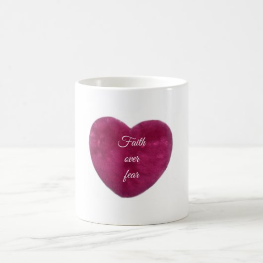 Faith over fear kaffeetasse (Mittel)