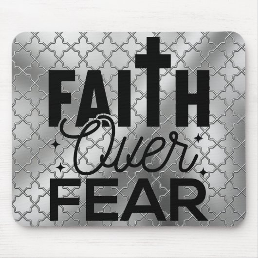 Faith Over Fear Metallica Mauspad (Vorne)