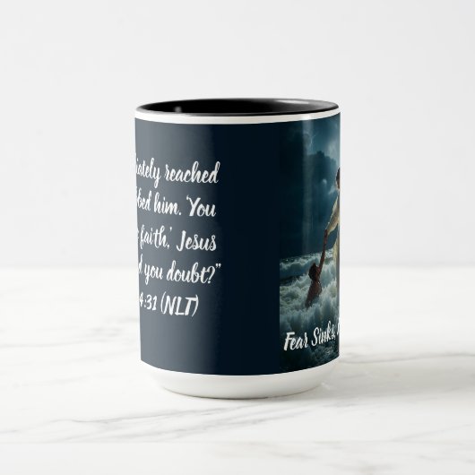 "Faith Over Fear" - Mug Tasse (Zentrum)