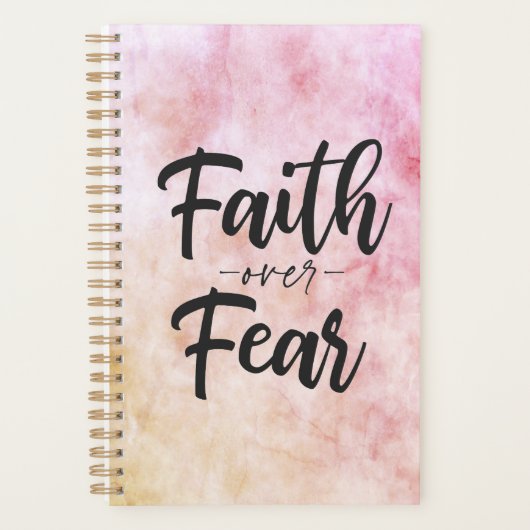 Faith Over Fear Planer (Vorderseite)