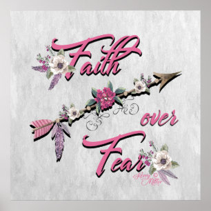 Faith Over Fear Poster