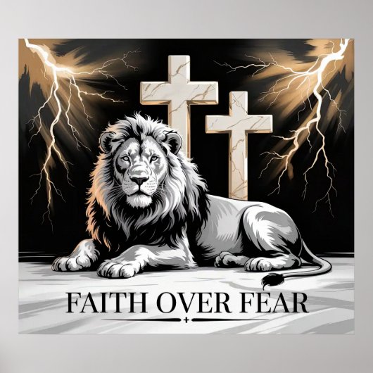 Faith Over Fear Poster (Vorne)