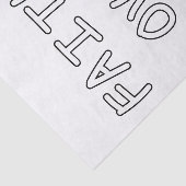 Faith over Fear Seidenpapier (Ausschnitt)