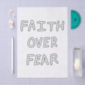 Faith over Fear Seidenpapier (Handwerk)