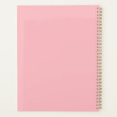 Faith Over Feelings Pink Planner for Women Planer (Rückseite)