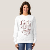 Faith over Fer Long Sleeve Sweatshirt (Vorne ganz)