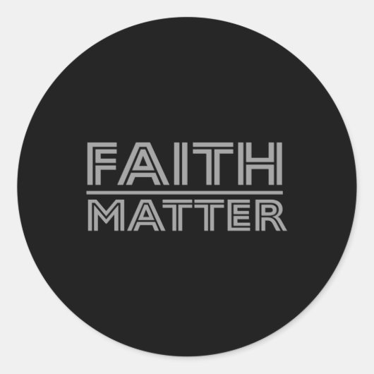 Faith Over Sticker (Vorderseite)