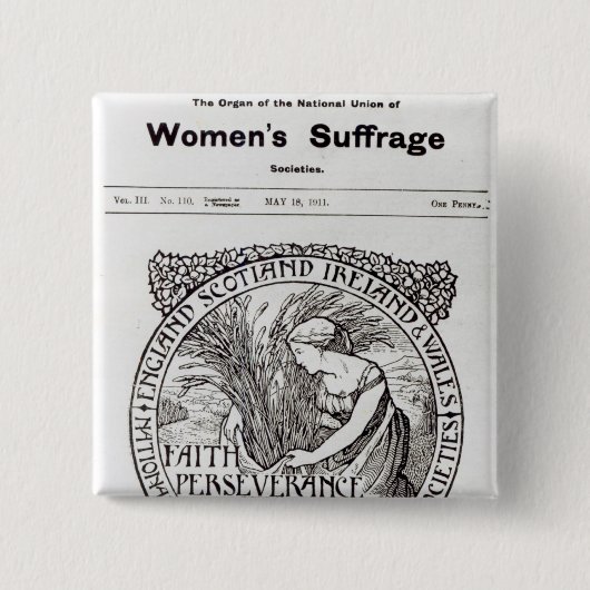 Faith, Perseverance, Patience, 1911 Button (Vorderseite)