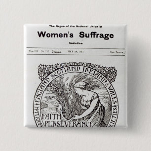 Faith, Perseverance, Patience, 1911 Button