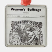 Faith, Perseverance, Patience, 1911 Silbernes Ornament (Vorne)