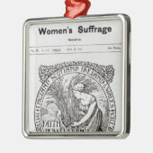 Faith, Perseverance, Patience, 1911 Silbernes Ornament (Links)