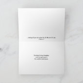 Faith Pink Roses Bible Verse Sympathie Karte (Innenseite)