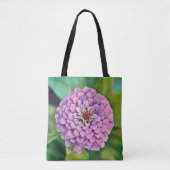 Faith Pom-Pom Zinnia Blume Tasche (Vorderseite)