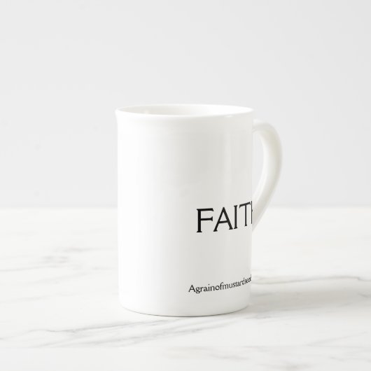 Faith Porzellantasse (Vorderseite Rechts)