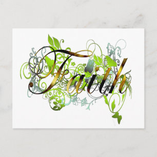 Faith Postkarte