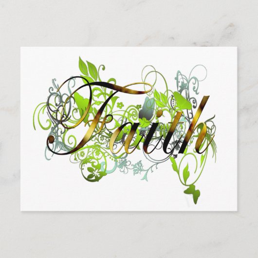 Faith Postkarte (Vorderseite)