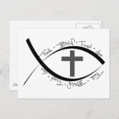 Faith Postkarte (Vorne/Hinten)