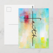 Faith Postkarte (Vorne/Hinten)
