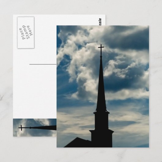 Faith Postkarte (Vorne/Hinten)