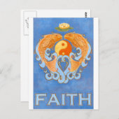 Faith Postkarte (Vorne/Hinten)