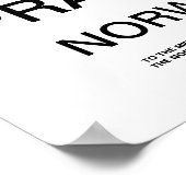 FAITH PRAYER NORWAY POSTER (Ecke)