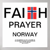 FAITH PRAYER NORWAY POSTER (Vorne)