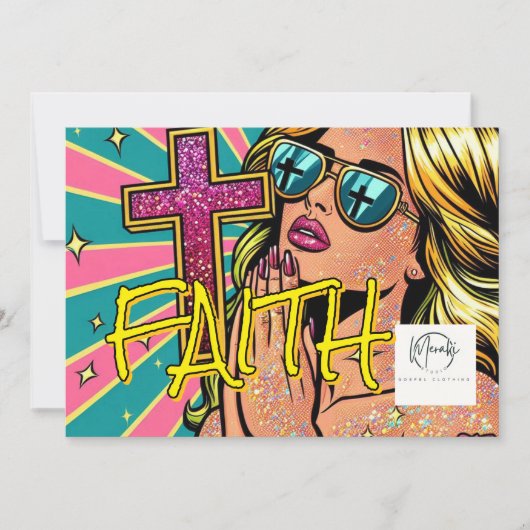 faith Print Einladung (Vorderseite)