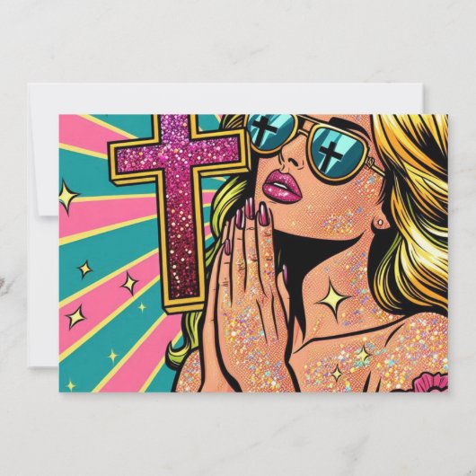 faith Print Einladung (Rückseite)