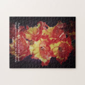 Faith Psalm Gladiolus Blume Puzzle (Horizontal)