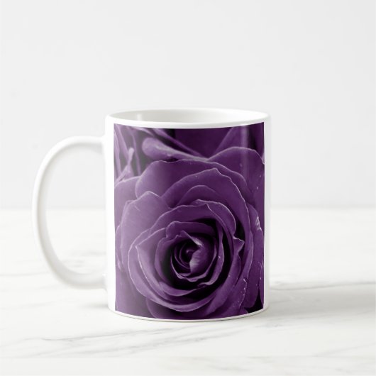 Faith Purple Roses 11oz Classic Mug Kaffeetasse (Links)