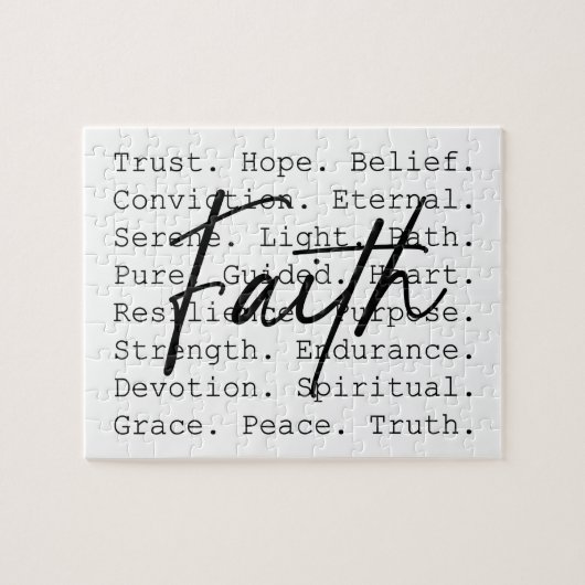 Faith Puzzle (Horizontal)