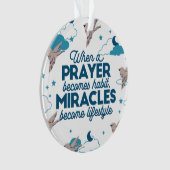 Faith quotes and Bird Pattern Ornament (Vorderseite)