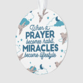 Faith quotes and Bird Pattern Ornament (Vorderseite)