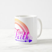Faith Rainbow Kaffeetasse (VorderseiteRechts)