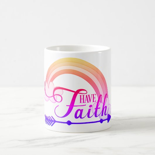 Faith Rainbow Kaffeetasse (Mittel)