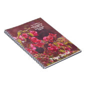 Faith Red Blume Art Praetjournal Notizblock (Rechte Seite)