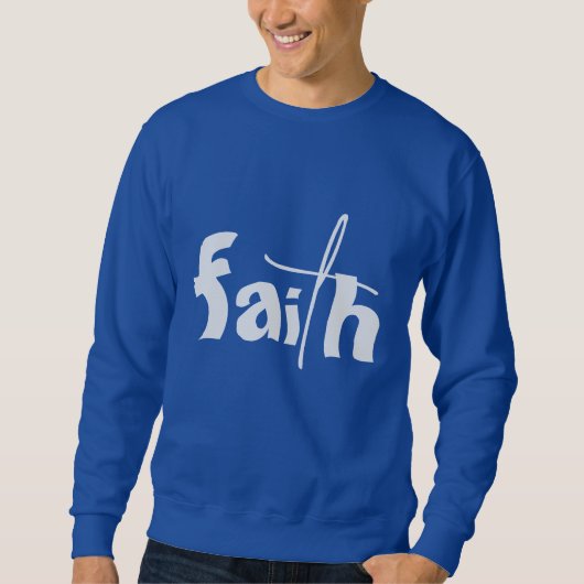 FAITH Royal Blue Sweatshirt (Vorderseite)