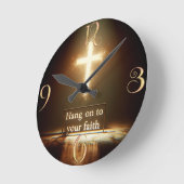 Faith Runde Wanduhr (Winkel)