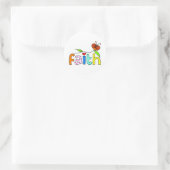 Faith Runder Aufkleber (Tasche)